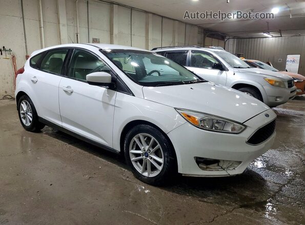 1FADP3K29JL298776 2018 FORD FOCUS White Przód prawy