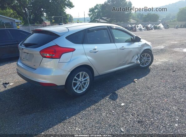 1FADP3K29JL301160 2018 FORD FOCUS Серебряный Задняя правая четверть