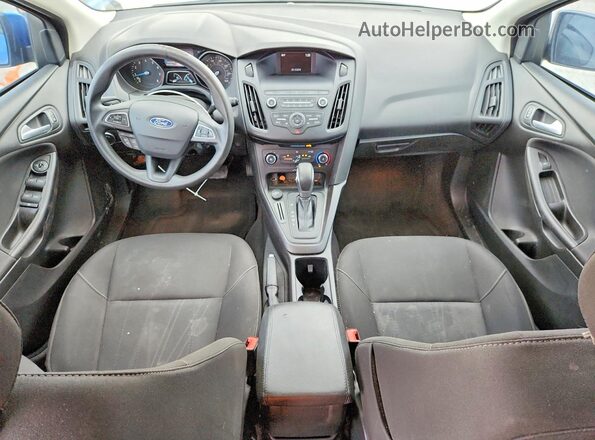 1FADP3K29JL302504 2018 FORD FOCUS Blue Dashboard view