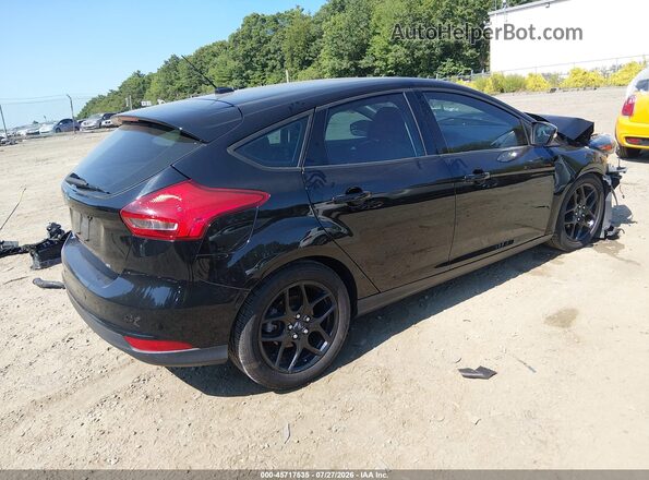 1FADP3K2XGL223786 2016 FORD FOCUS Black Задня права чверть