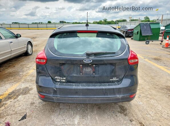 1FADP3K2XGL253418 2016 FORD FOCUS Black უკანა ხედი