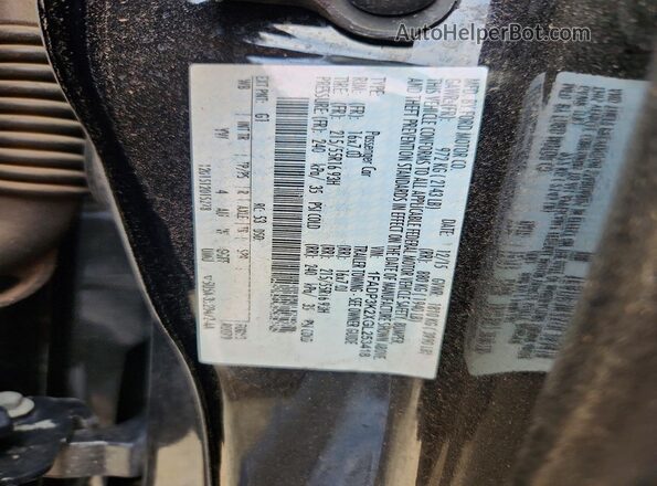 1FADP3K2XGL253418 2016 FORD FOCUS Black ძრავის განყოფილების ხედი