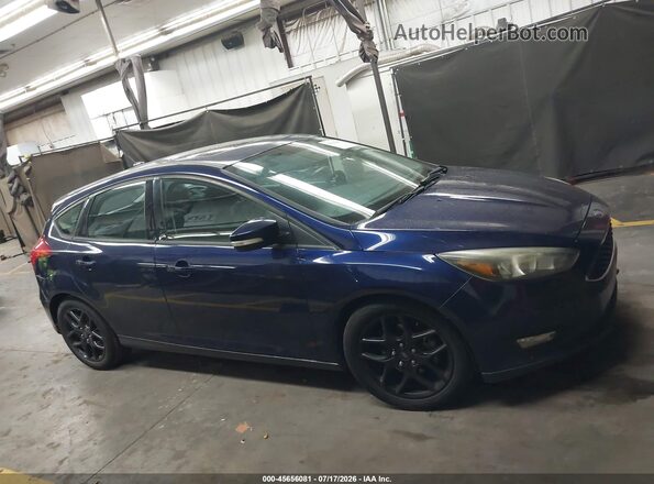 1FADP3K2XGL299136 2016 FORD FOCUS Blue Rear interior view