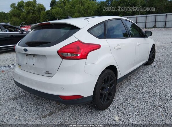 1FADP3K2XGL340008 2016 FORD FOCUS Белый Задняя правая четверть