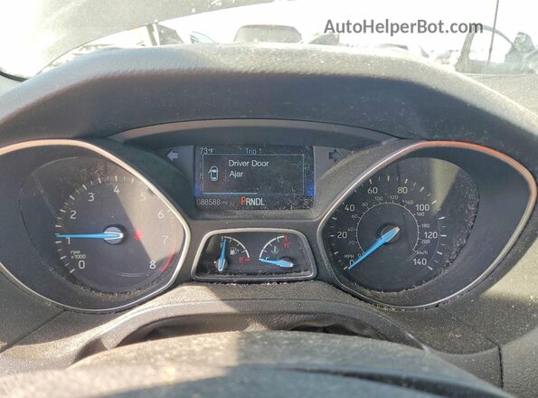 1FADP3K2XGL357780 2016 FORD FOCUS Black ხელსაწყოთა პანელის ხედი