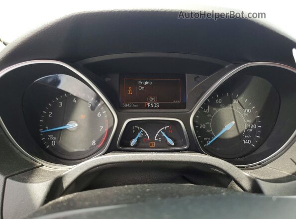 1FADP3K2XGL394215 2016 FORD FOCUS Gray Vista del cuadro de instrumentos