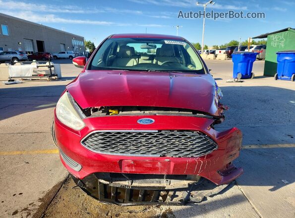 1FADP3K2XHL205614 2017 FORD FOCUS Red Вид спереду