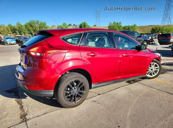 1FADP3K2XHL205614 2017 FORD FOCUS Red Задня права чверть