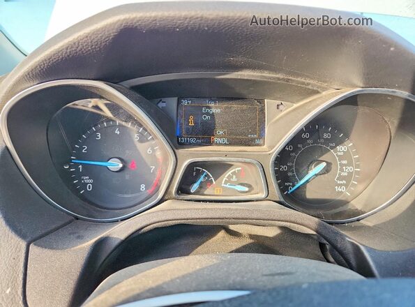 1FADP3K2XHL206083 2017 FORD FOCUS White Widok zestawu wskaźników