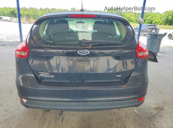 1FADP3K2XHL267272 2017 FORD FOCUS Black Widok z tyłu
