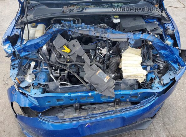 1FADP3K2XJL268850 2018 FORD FOCUS Blue Սալոնի հետևի տեսք