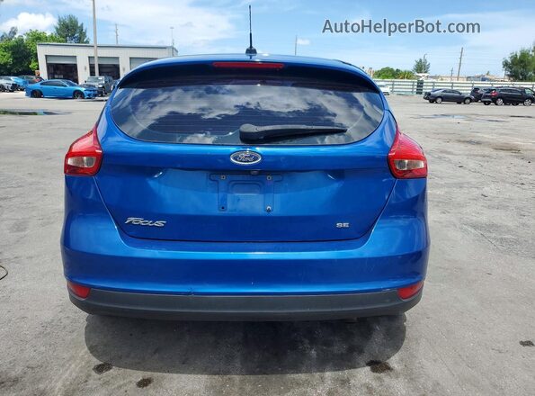 1FADP3K2XJL268850 2018 FORD FOCUS Blue Հետևի տեսք
