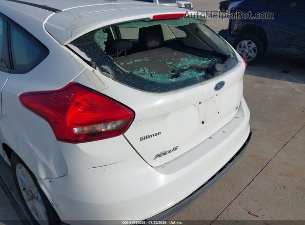1FADP3K2XJL272445 2018 FORD FOCUS White ხელსაწყოთა პანელის ხედი