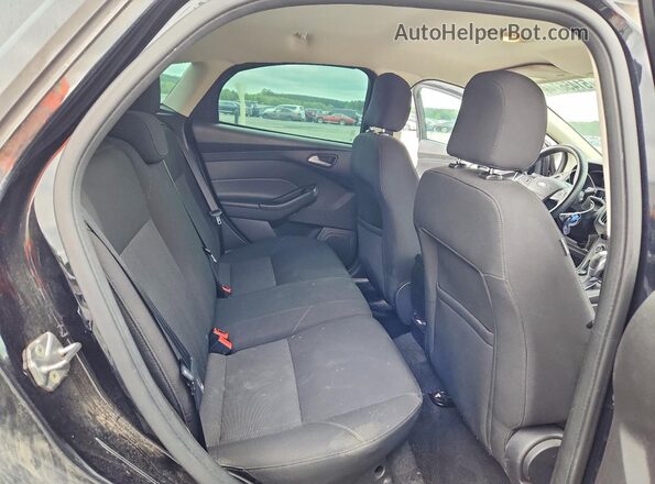 1FADP3KE1GL239630 2016 FORD FOCUS Black უკანა სავარძლების ხედი