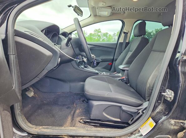 1FADP3KE1GL239630 2016 FORD FOCUS Black წინა სალონის ხედი