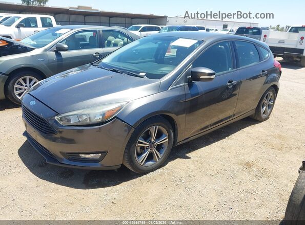 1FADP3KE2GL380075 2016 FORD FOCUS Gray Przód lewy