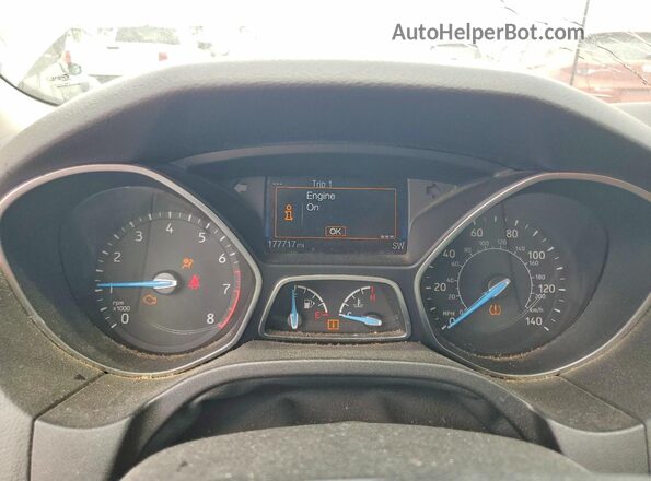 1FADP3KE5GL308979 2016 FORD FOCUS Серебряный Вид щитка приборов
