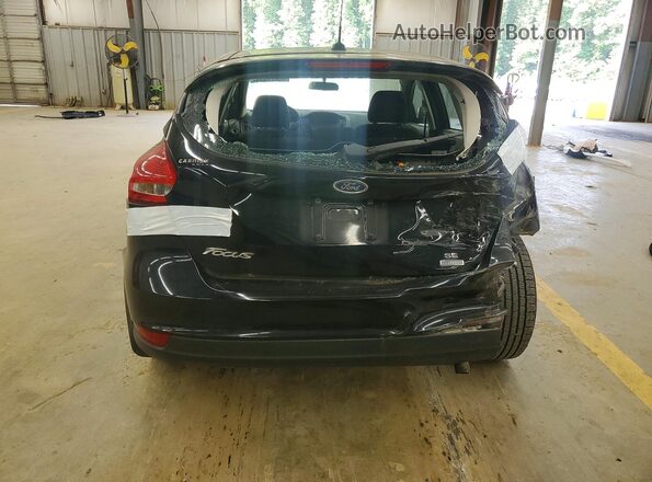 1FADP3KE8GL376421 2016 FORD FOCUS Black უკანა ხედი