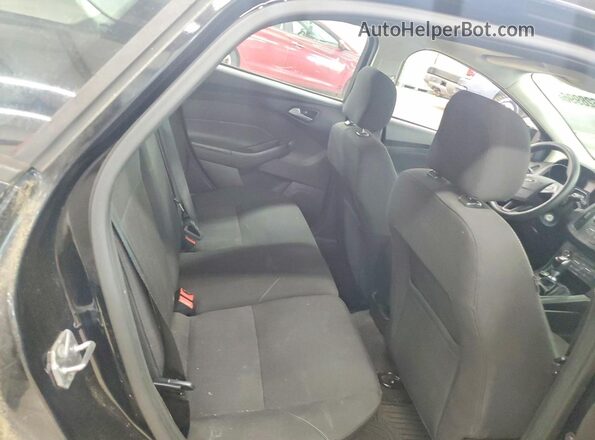 1FADP3KE8GL376421 2016 FORD FOCUS Black უკანა სავარძლების ხედი