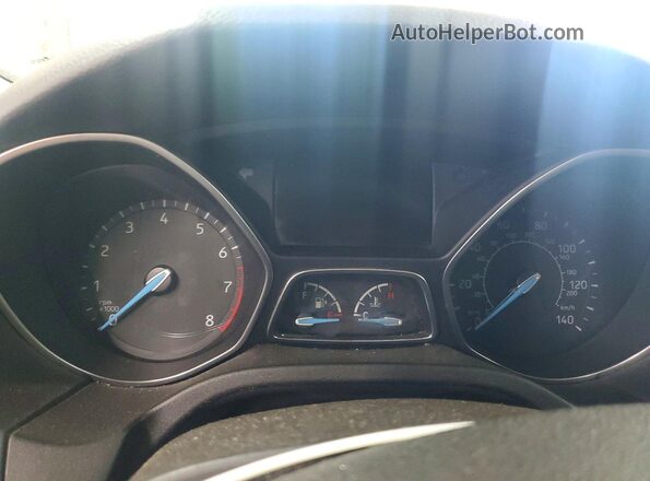 1FADP3KE8GL376421 2016 FORD FOCUS Black ხელსაწყოთა პანელის ხედი