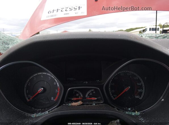 1FADP3L90JL279237 2018 FORD FOCUS ST Orange Вид задніх сидінь