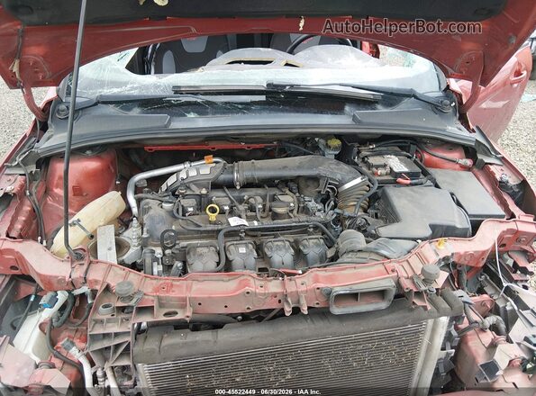 1FADP3L90JL279237 2018 FORD FOCUS ST Orange Вид ззаду