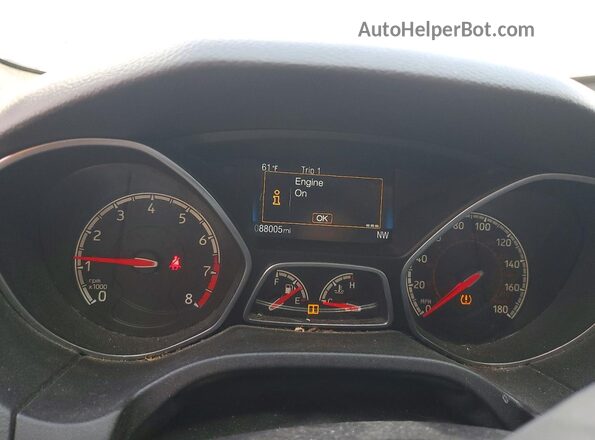 1FADP3L91HL259928 2017 FORD FOCUS Black Սարքավորումների վահանակի տեսք