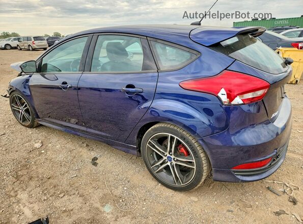1FADP3L91HL270136 2017 FORD FOCUS Blue Trasero izquierdo