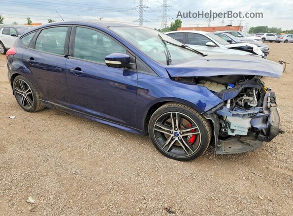 1FADP3L91HL270136 2017 FORD FOCUS Blue Delantero derecho