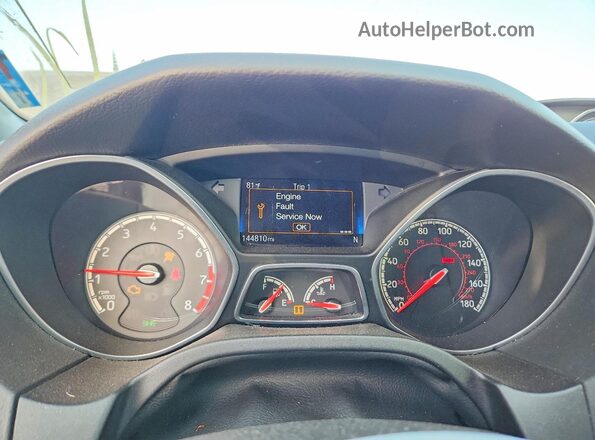 1FADP3L91HL270136 2017 FORD FOCUS Blue Vista del cuadro de instrumentos