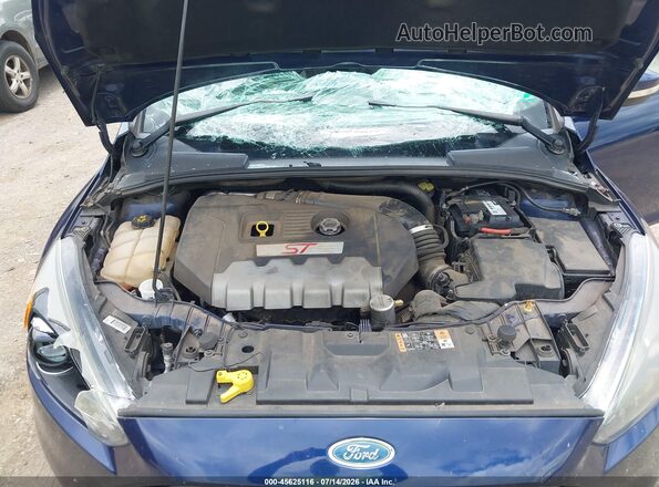 1FADP3L91HL312563 2017 FORD FOCUS ST Blue Vista trasera