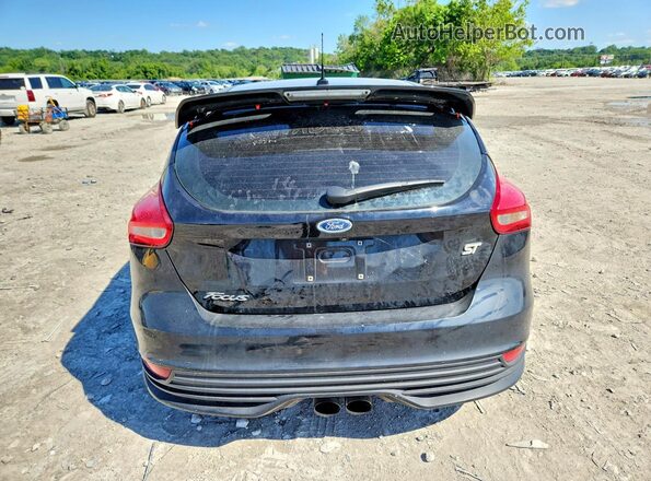 1FADP3L91HL331727 2017 FORD FOCUS Black Вид ззаду