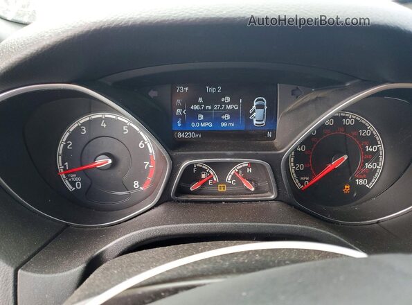 1FADP3L91JL279098 2018 FORD FOCUS Black ხელსაწყოთა პანელის ხედი