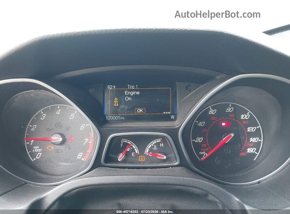 1FADP3L92GL278034 2016 FORD FOCUS ST Белый Вид задних сидений