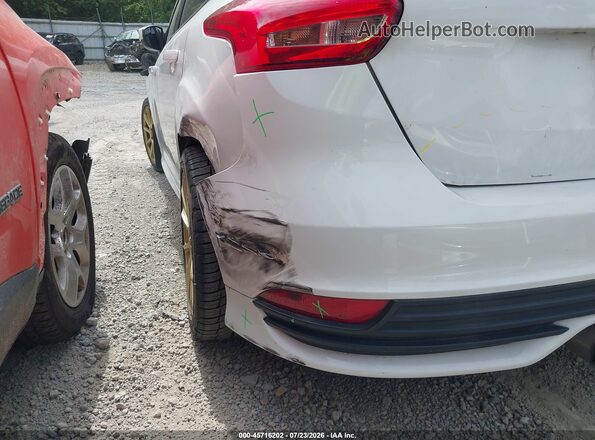 1FADP3L92GL278034 2016 FORD FOCUS ST Белый Вид задней части салона
