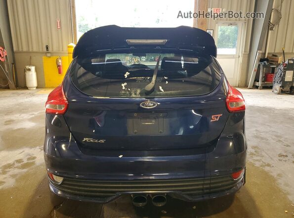 1FADP3L92GL279961 2016 FORD FOCUS Blue Вид ззаду