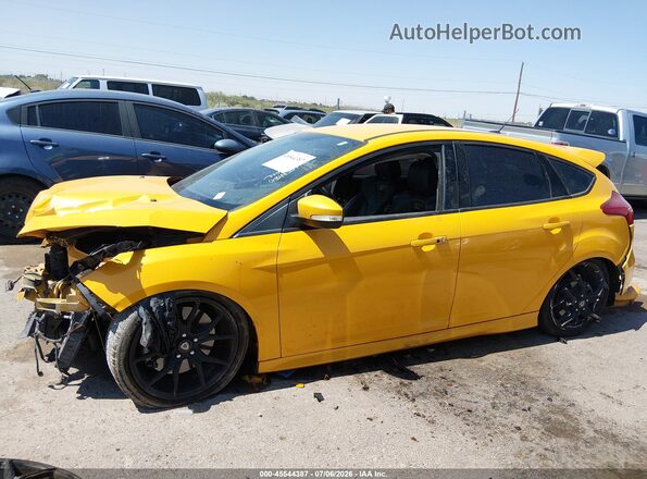 1FADP3L92GL281578 2016 FORD FOCUS ST Yellow Widok wnętrza z tyłu