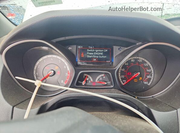 1FADP3L92HL223083 2017 FORD FOCUS White ხელსაწყოთა პანელის ხედი