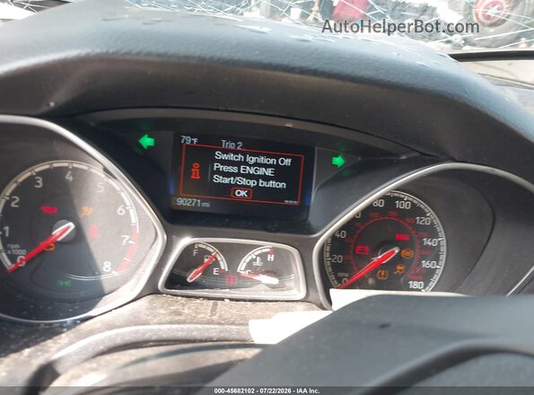 1FADP3L93GL201480 2016 FORD FOCUS ST Black Вид задніх сидінь