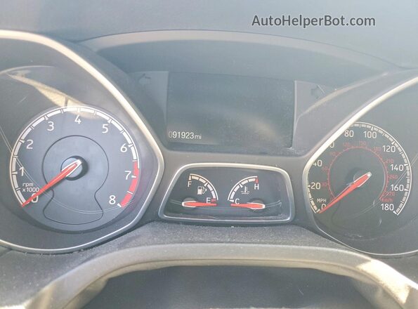 1FADP3L93GL406460 2016 FORD FOCUS Gray Սարքավորումների վահանակի տեսք