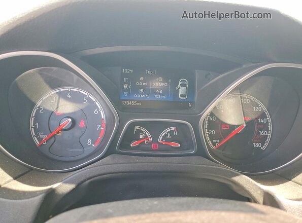 1FADP3L93HL245819 2017 FORD FOCUS White Vista del cuadro de instrumentos