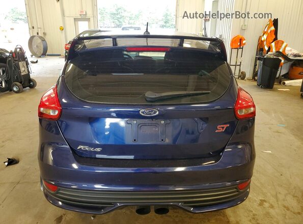 1FADP3L93HL294731 2017 FORD FOCUS Blue Widok z tyłu