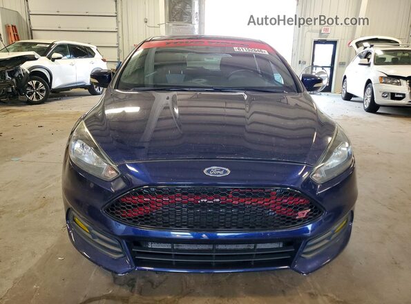 1FADP3L93HL294731 2017 FORD FOCUS Blue Widok z przodu