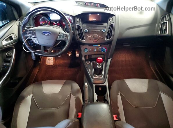 1FADP3L93HL294731 2017 FORD FOCUS Blue Widok deski rozdzielczej