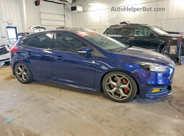 1FADP3L93HL294731 2017 FORD FOCUS Blue Przód prawy