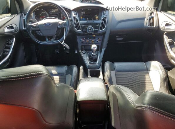 1FADP3L93HL306554 2017 FORD FOCUS Gray Widok deski rozdzielczej