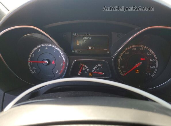 1FADP3L93HL306554 2017 FORD FOCUS Gray Widok zestawu wskaźników