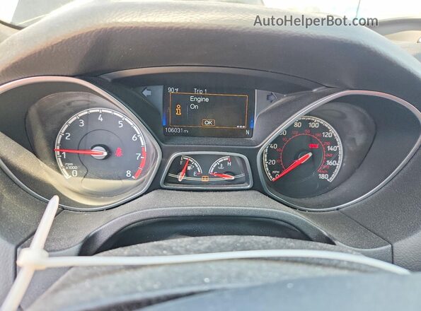 1FADP3L94GL262692 2016 FORD FOCUS Black Vista del cuadro de instrumentos