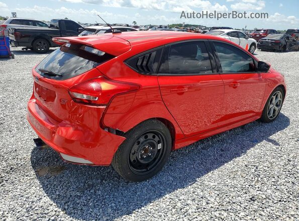 1FADP3L94HL221108 2017 FORD FOCUS Red Задня права чверть