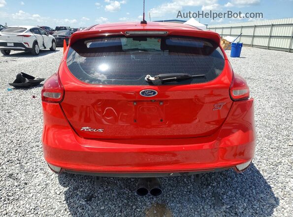 1FADP3L94HL221108 2017 FORD FOCUS Red Вид ззаду